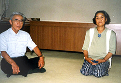 記念写真(左:南雲昭治氏と)