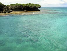 新城島（上地島）の海